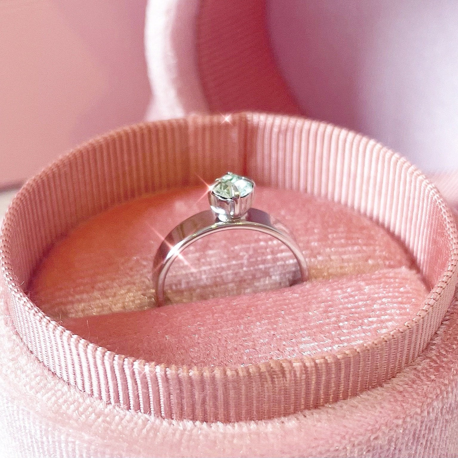 推しと結婚♡2人のリングセット